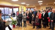 reception in the town house of gonfreville